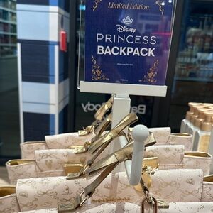 Disney Princess Backpack with Gold and Cream Accents